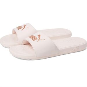 Puma Cool Cat Slide Sandal- Cloud Pink/Rose Gold